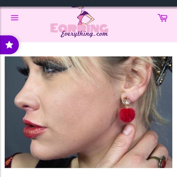 5 Fuzzy Drop Earrings - Picture 4 of 10